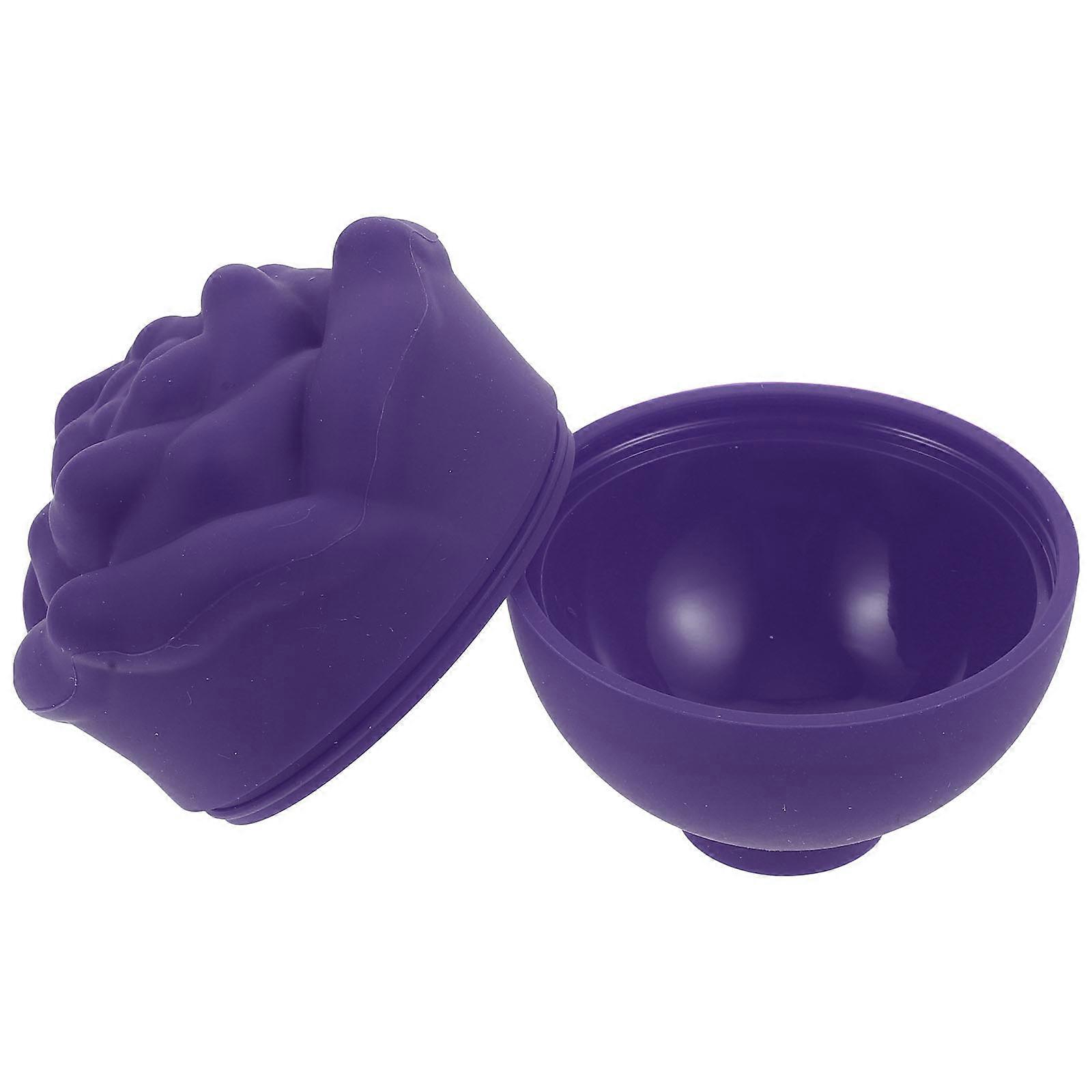 Facial Ice Mold For Cooling Therapy Skincare Purple Compact Simple Shape 1Set