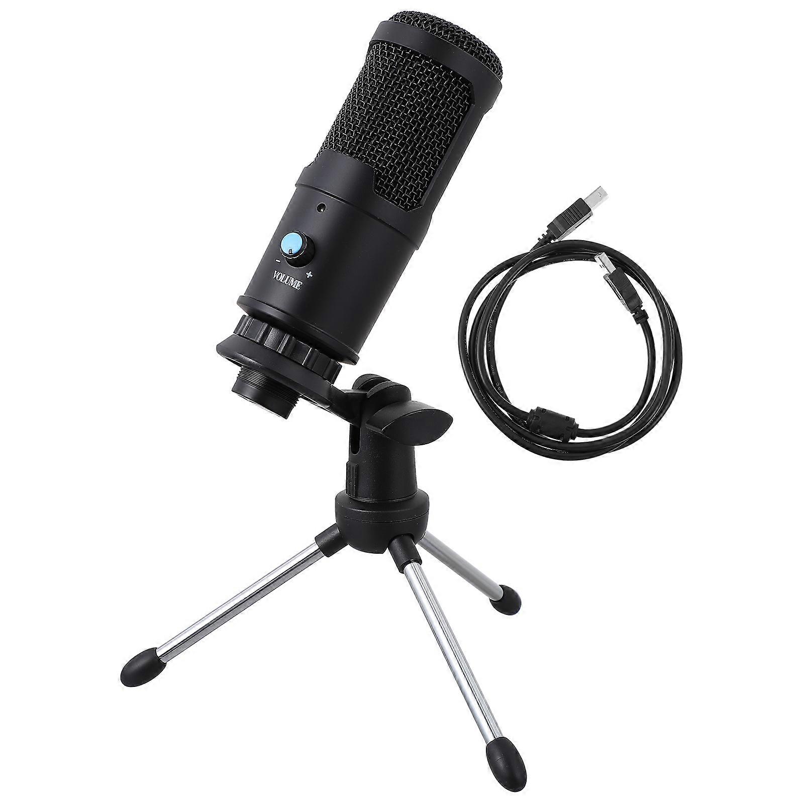 Gaming Microphone For PC Voice Capture Suitable For Stage Performance And Radio Station Use In Black With Cardioid Shape 1 Set
