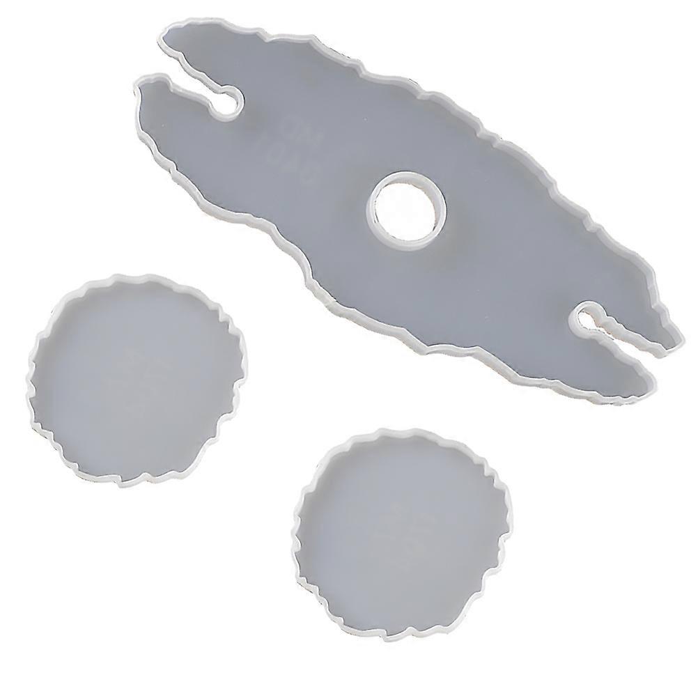 Flexible DIY Crystal Epoxy Silicone Mold for Handmade Wine Glass Holders, Trays, and Decorative Coasters – Reusable Resin Mold for Drink Accessories