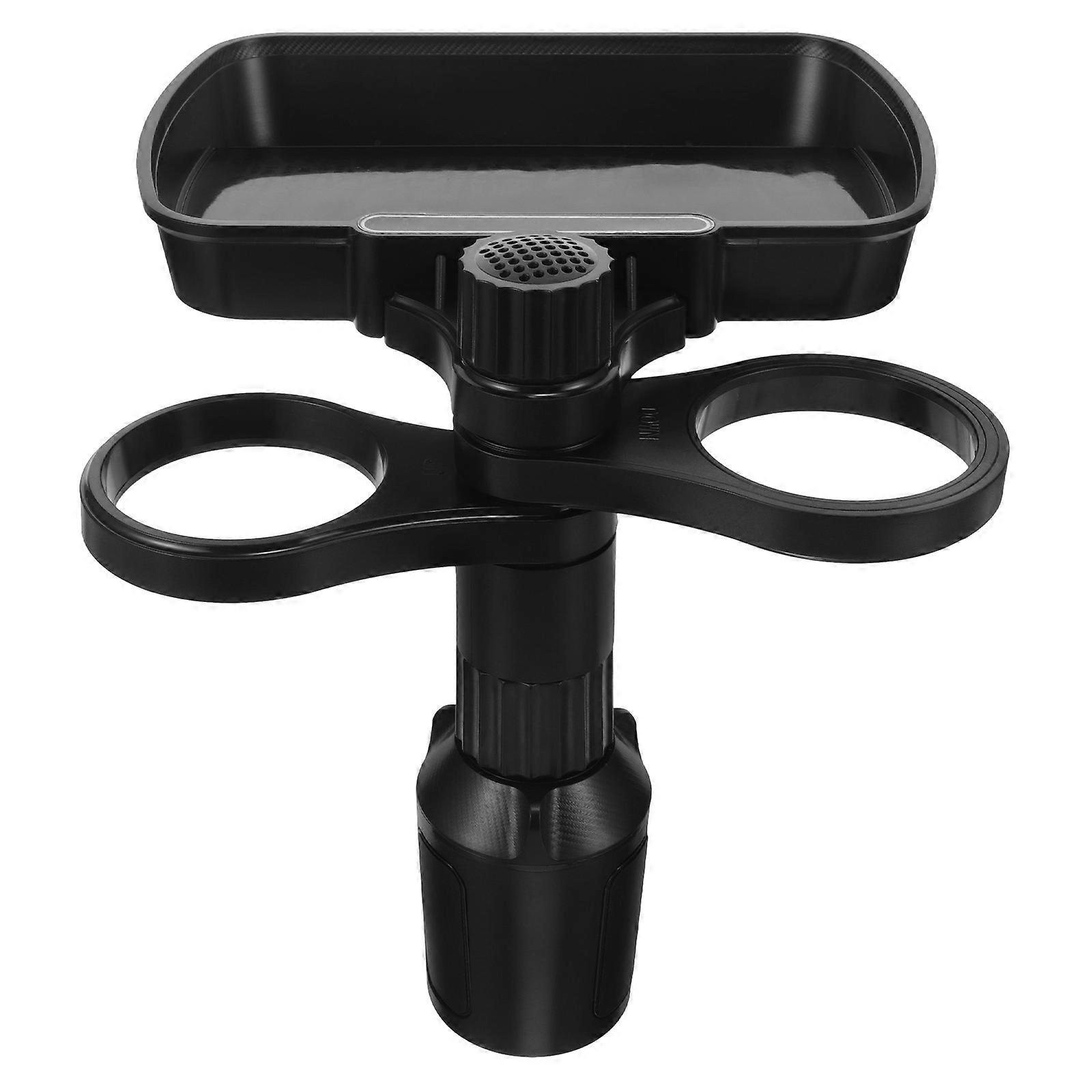 Car Cup Holder with Rotating Tray – Durable Drink Storage for Vehicle Interiors – Expander for Stable Beverage and Food Containers