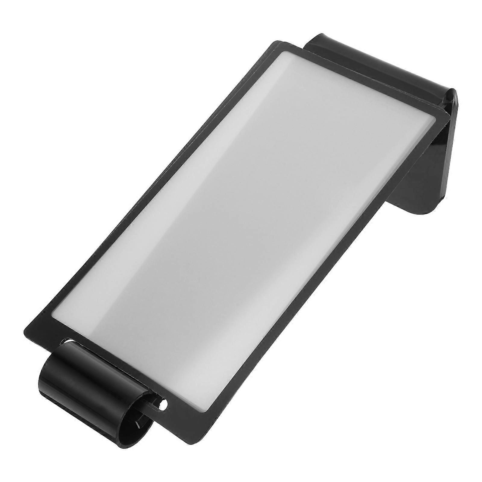 Page Turning Card Display Stand, Flip Desk Sign Holder for Restaurant Menus, Party Food Signs, Document Stand, Black Acrylic