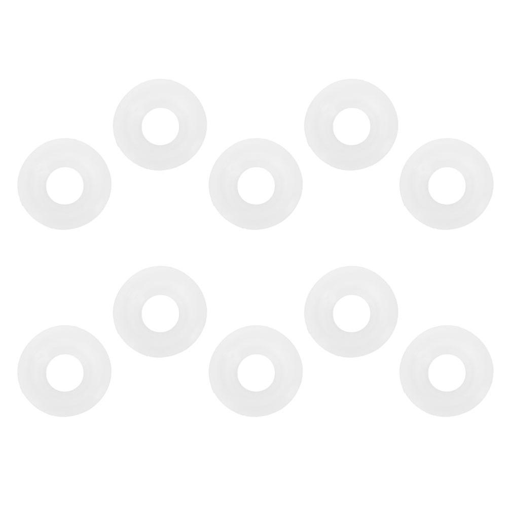 10 Pack Plastic Swing Top Bottle Caps Gasket for Reliable Sealing of Beverage Bottles White