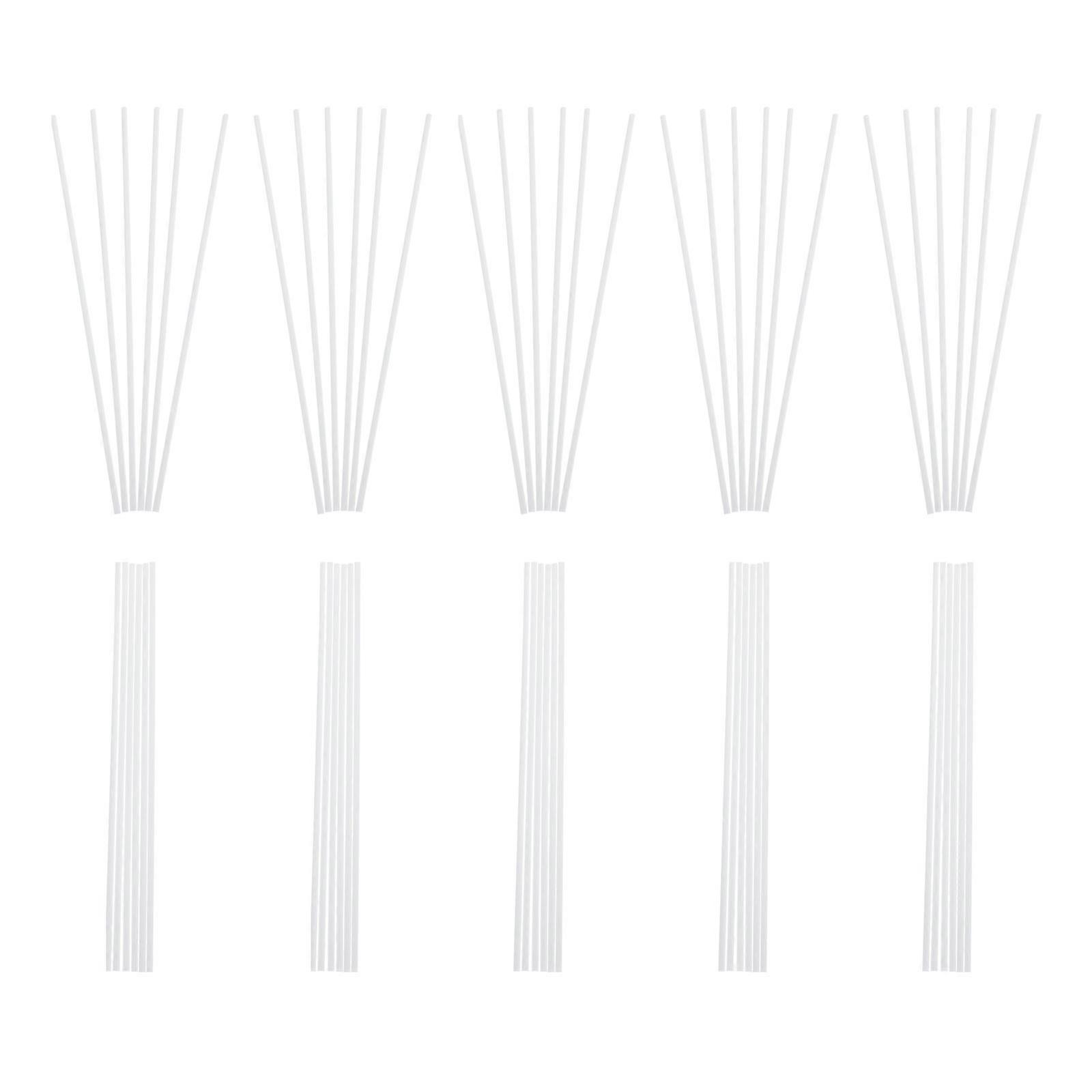 Fragrance Volatilization 60Pcs Oil Diffuser Sticks Aromatherapy Sticks Suitable For Home Users Hoteliers Retailers Cylindrical White Polyester
