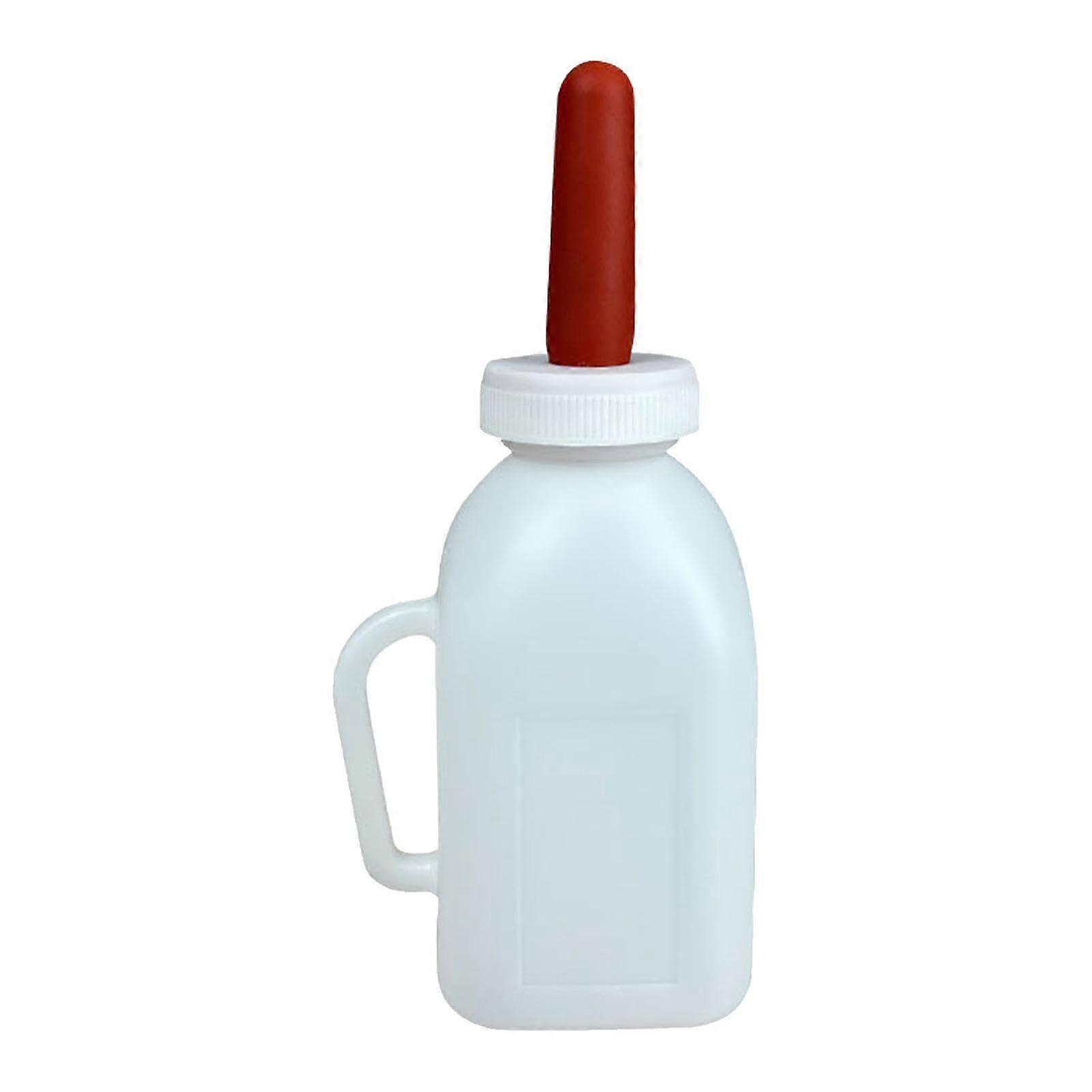Lamb Milk Bottle, Calf Nursing Bottles with Soft Nipple, Leakproof 1 litre