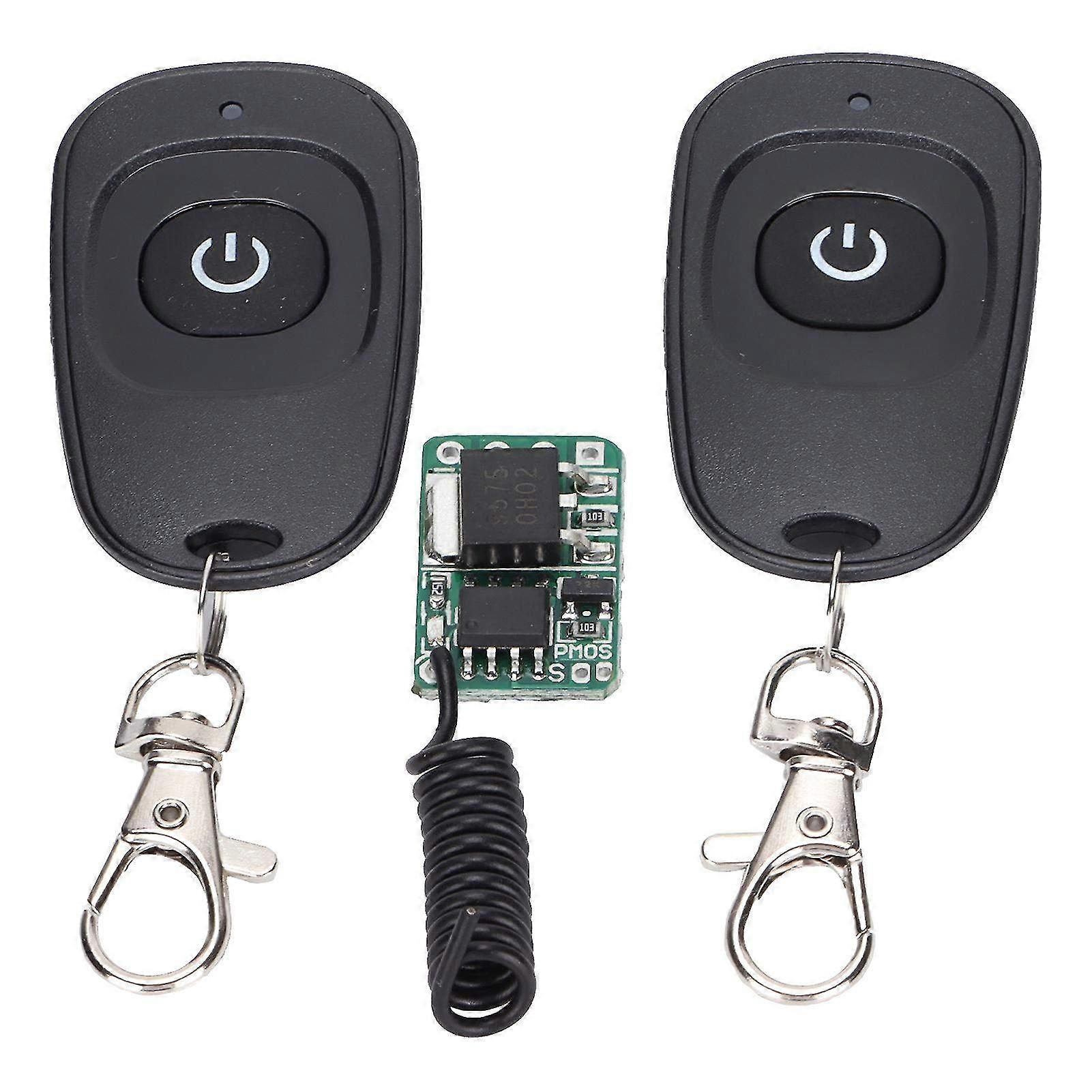 Wireless Remote Control Relay Switch - Anti-Interference Smart Switch for Industrial Control & Security Applications