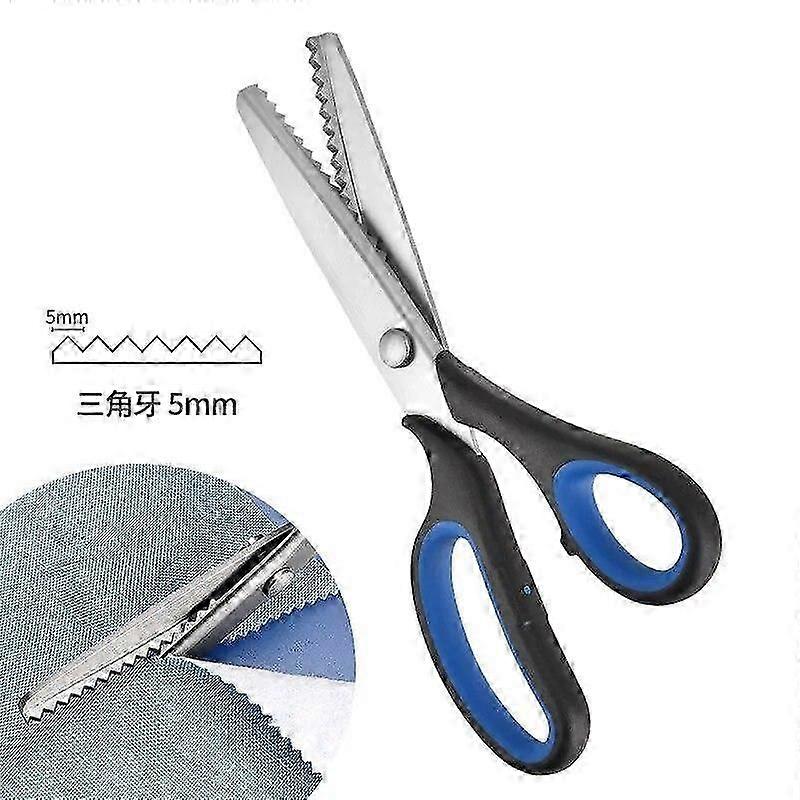 المهنية دبوس المقصات الفولاذ المقاوم للصدأ خياطة مقص مسننة صدفي الخياطة خياط متعرج النسيج مقص