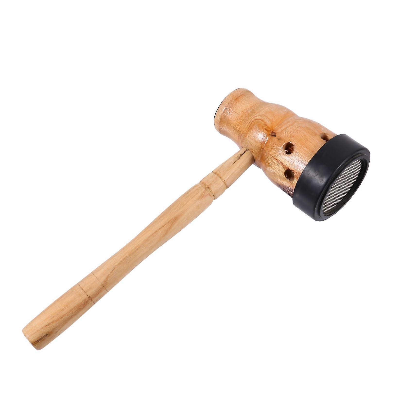 Moxibustion Device Portable Moxibustion Pot Acupoint Massager Moxa Stick Cover Wood Khaki Pack of 3