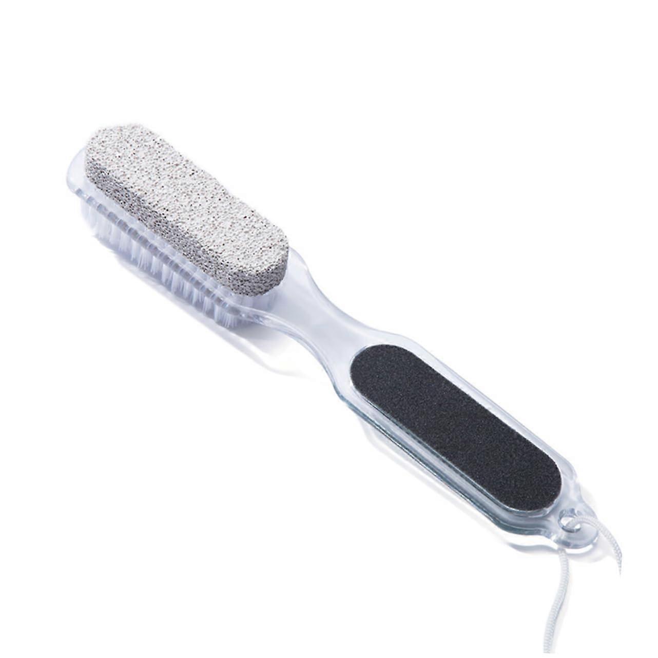 3piece pedicure file set with doublesided foot grinder and pumice stone for removing dead skin and calluses to achieve wellgroomed feet