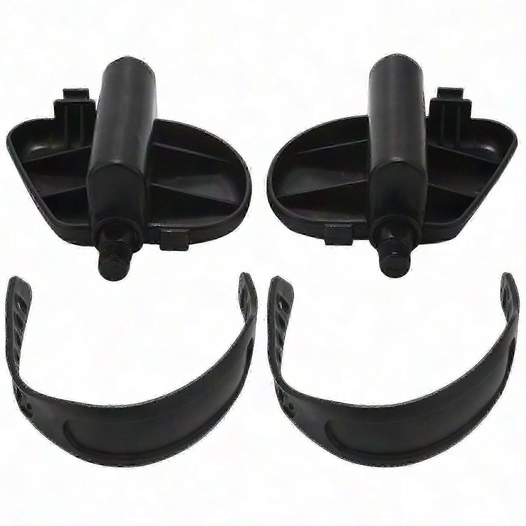 Poszerzone pedały do rowerów treningowych - 1 para do rowerów stacjonarnych i domowych