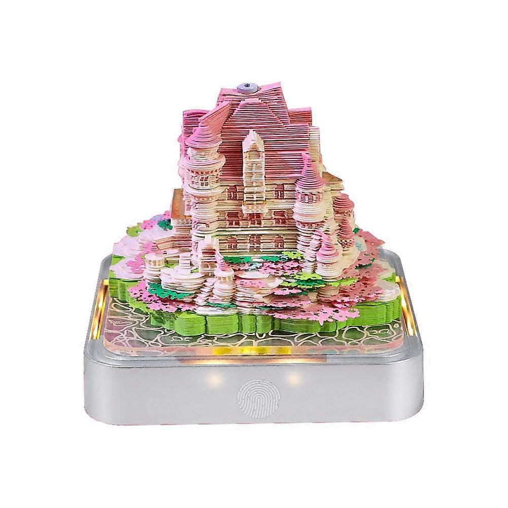 LED Notebook Sticky Notes Castle Notepads