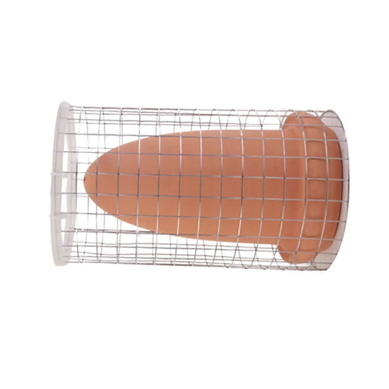 Fish Breeding Cone with Isolation Net Medium Ceramic Spawning Bucket for Angelfish Discus Fish Tank Ornament for Egg Laying and Shrimp Breeding