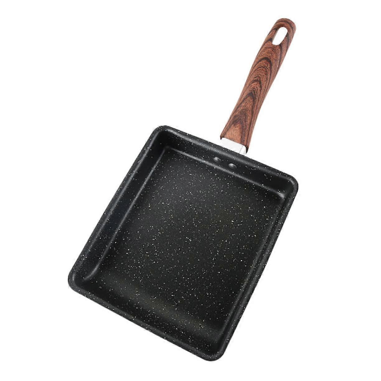 Nonstick Tamagoyaki Pan Cooking Skillet Versatile Breakfast Tool for Toast Vegetables Omelettes Flat Surface Design for