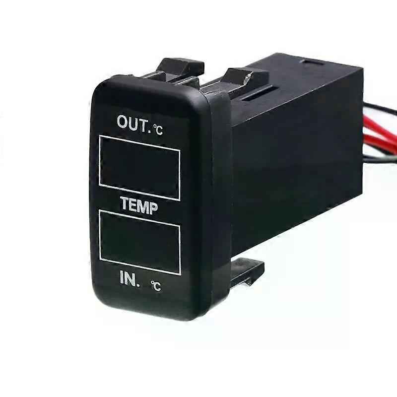 Dual Temperature Display Inside and Outside the Car Dual Temperature Sensor for Toyota Corolla Reiz Prado Prius