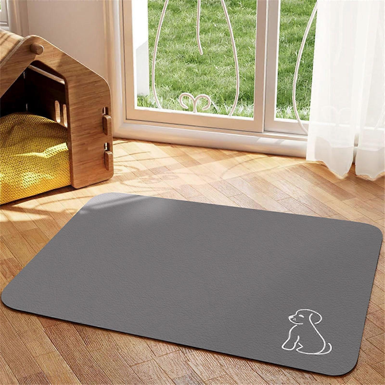 Futtermatte Large Dog And Cat Feeding Mat Under Bowl Non-Slip Absorbent And Quick-Drying 40x60 Cm Puppy