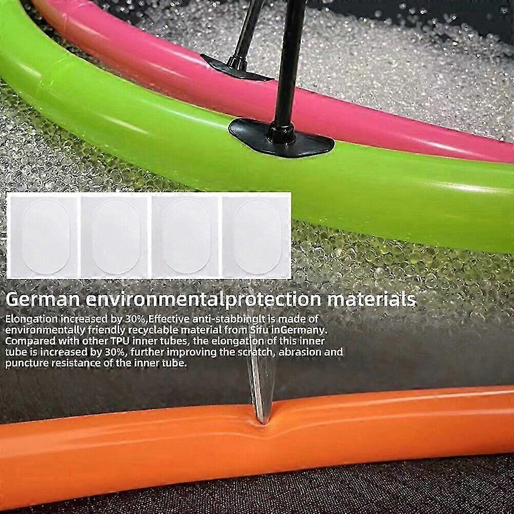 Transparent TPU Inner Tube Repair Kit For Bicycles 8 Patches And Gl...