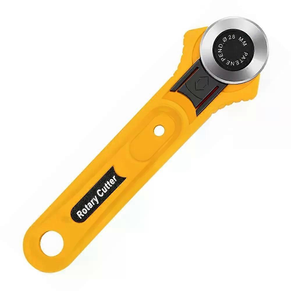 28mm Rotary Fabric Cutter Läder Craft Cutting Tool För DIY Tyg Patchworking Sömnad Quiltning Hantverk Verktyg