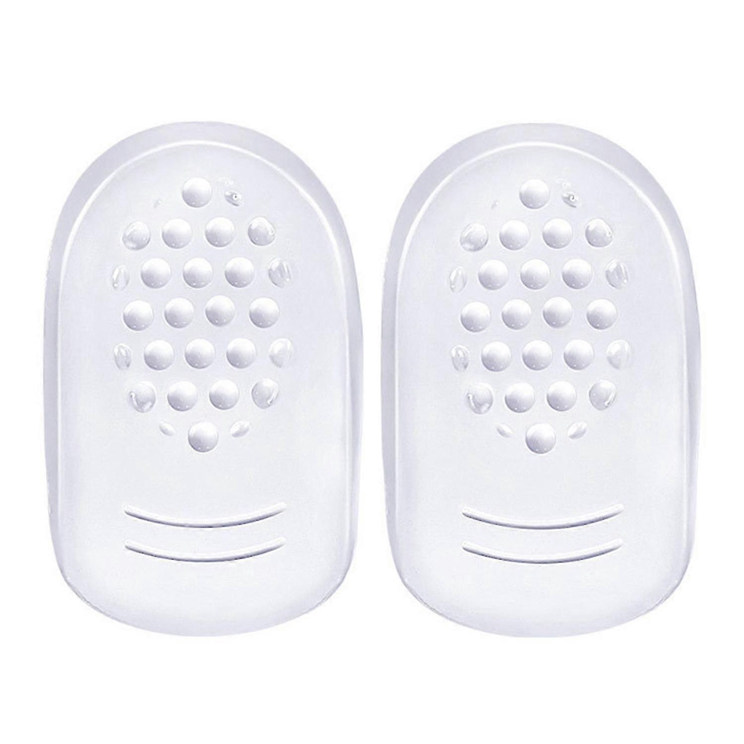 Pair of Heel Protectors, Thickened Elastic, Super Soft, Bounce Transparent, Anti-Friction, Invisible