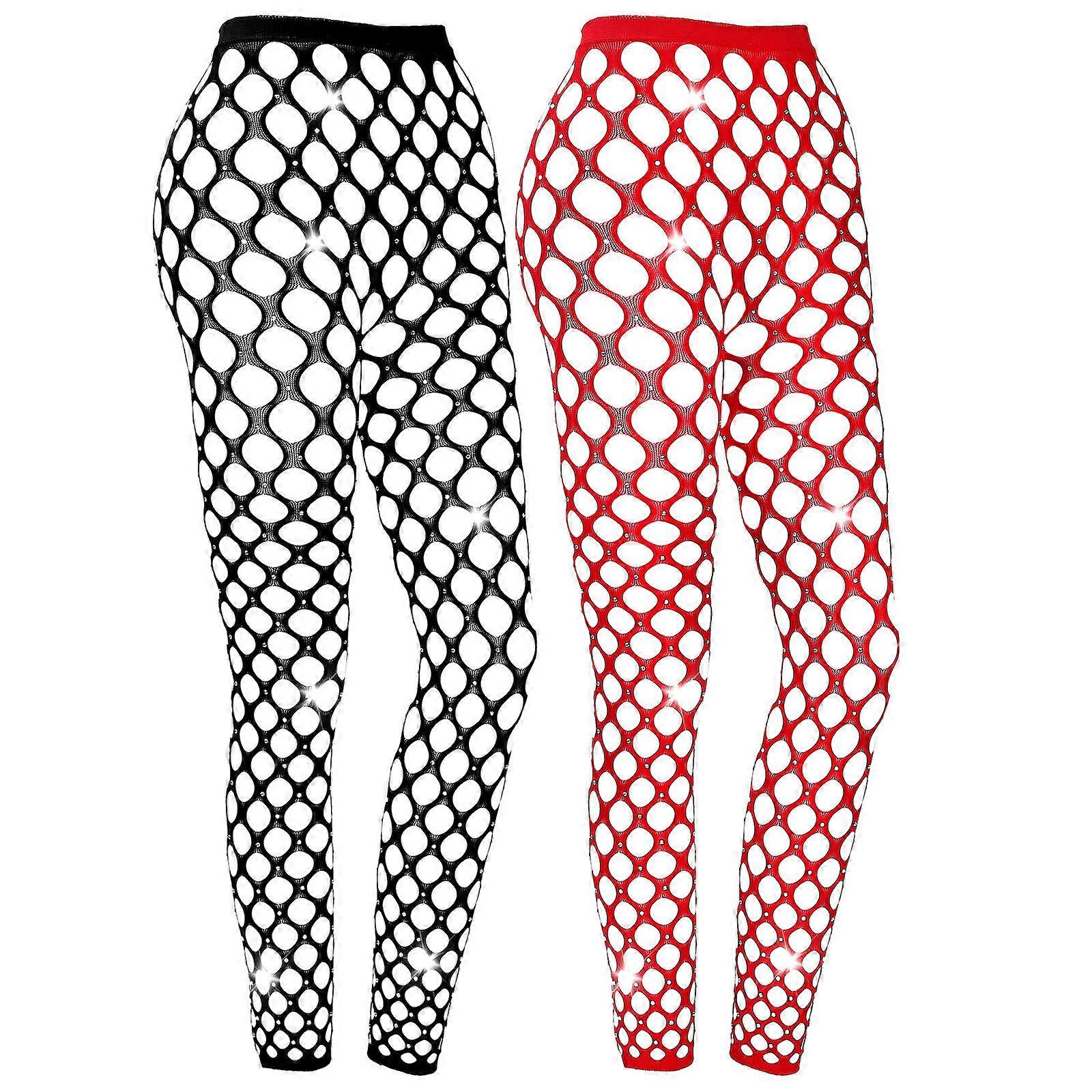 Assorted Color Fishnet Leggings for Women High Waist Chinlon Tights Comfortable for Daily Wear and Cosplay