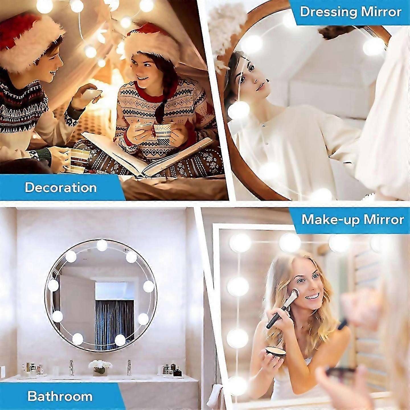 For 14 Bulbs Led Vanity Mirror Lights With 10 Brightness Adjustable