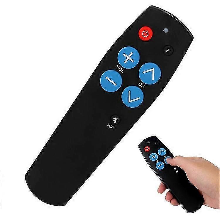 7-Button Universal IR Remote Control for TV Set-Top Box DVD VCD Smart Learning Controller