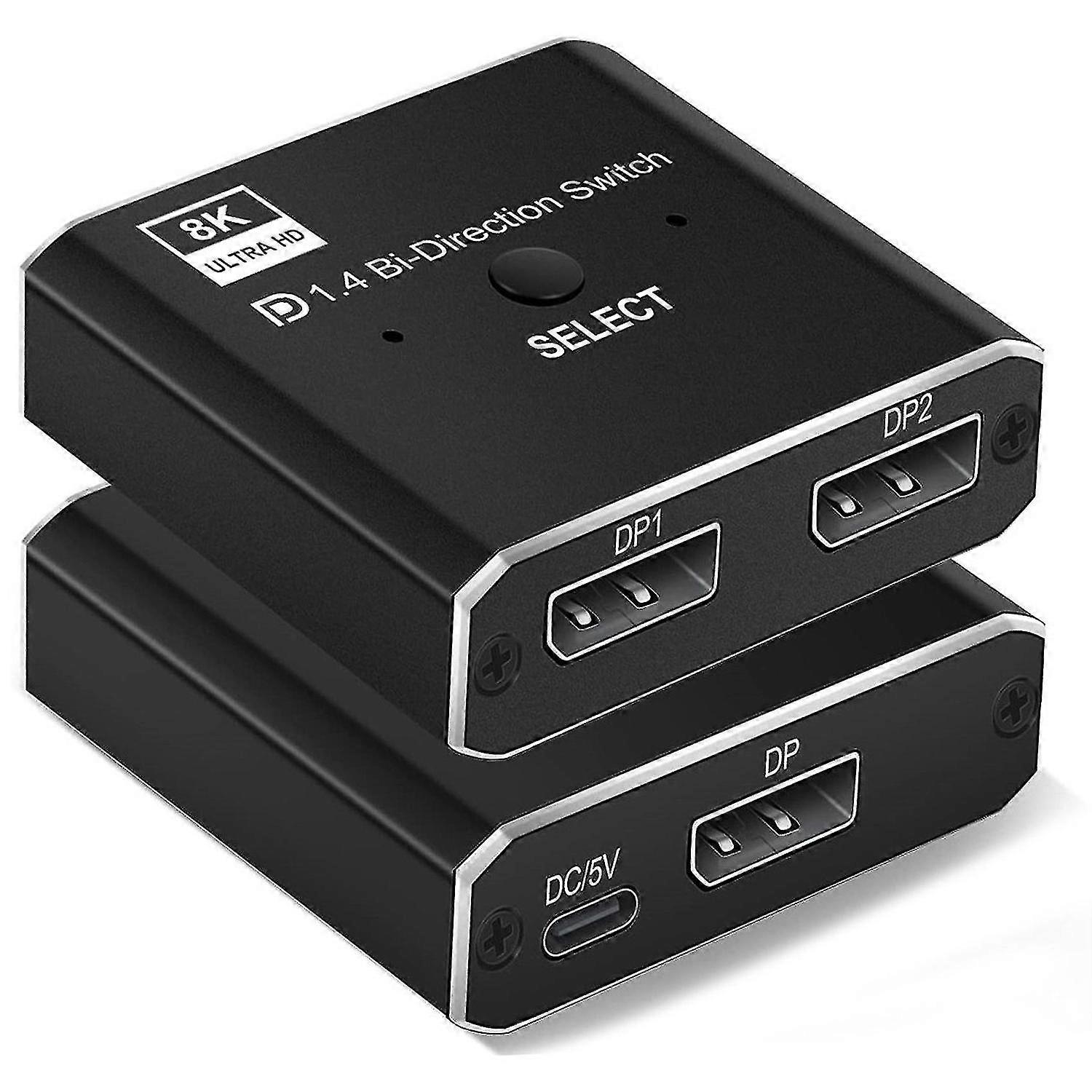 Displayport1.4 Switch 8k Displayport Bidirectional Splitter Switch ...