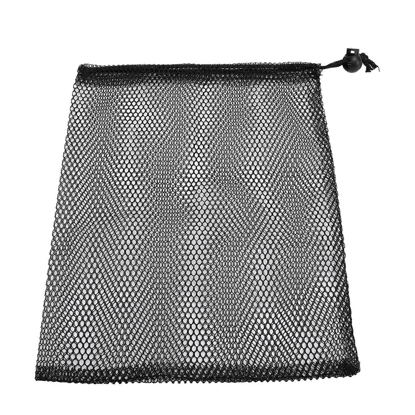 Mesh Golf Ball Bag 15 Balls Nylon Storage Pouch with Drawstring Closure