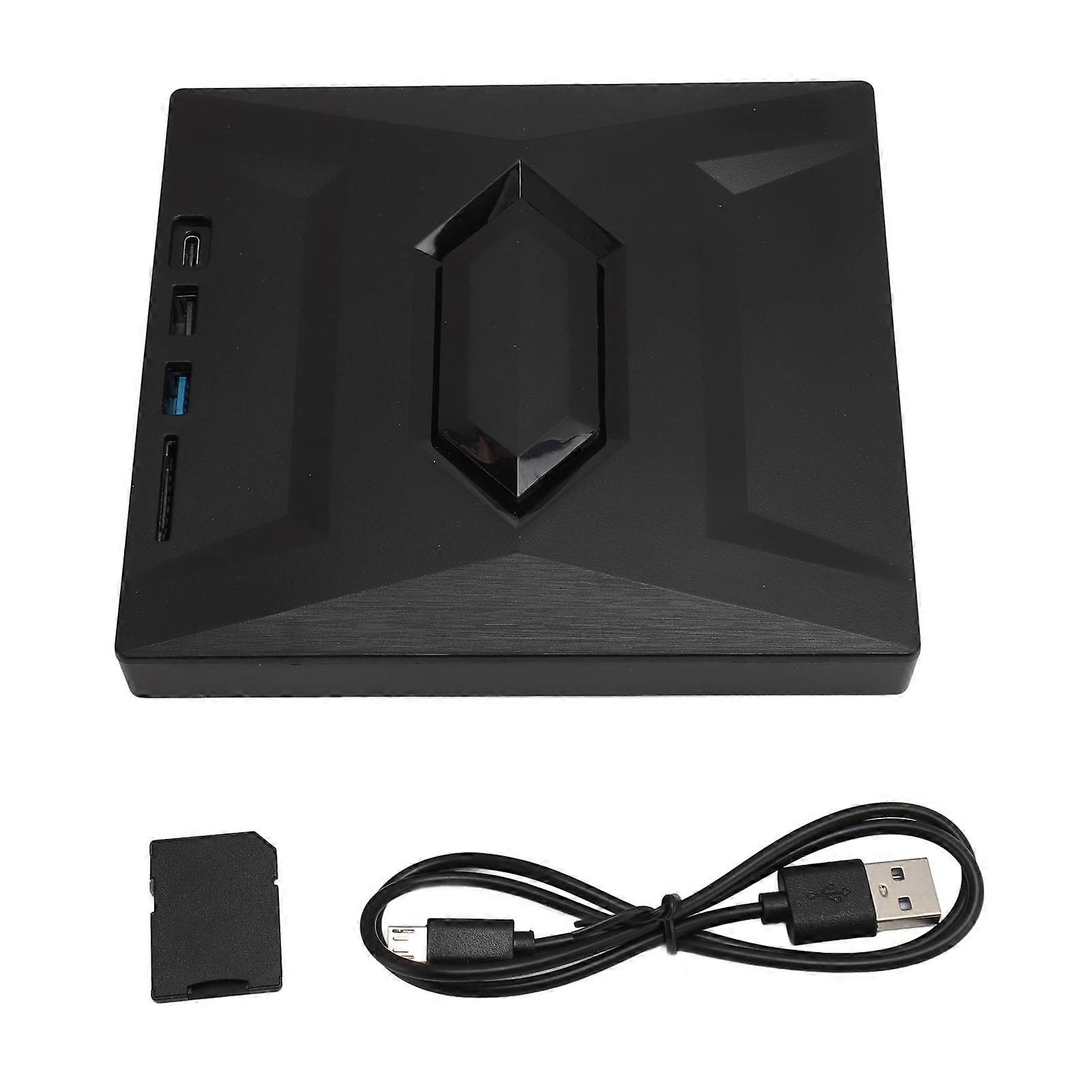 External CD DVD Drive Type C USB 3.0 Portable Disk Player Writer with Memory Card Slot