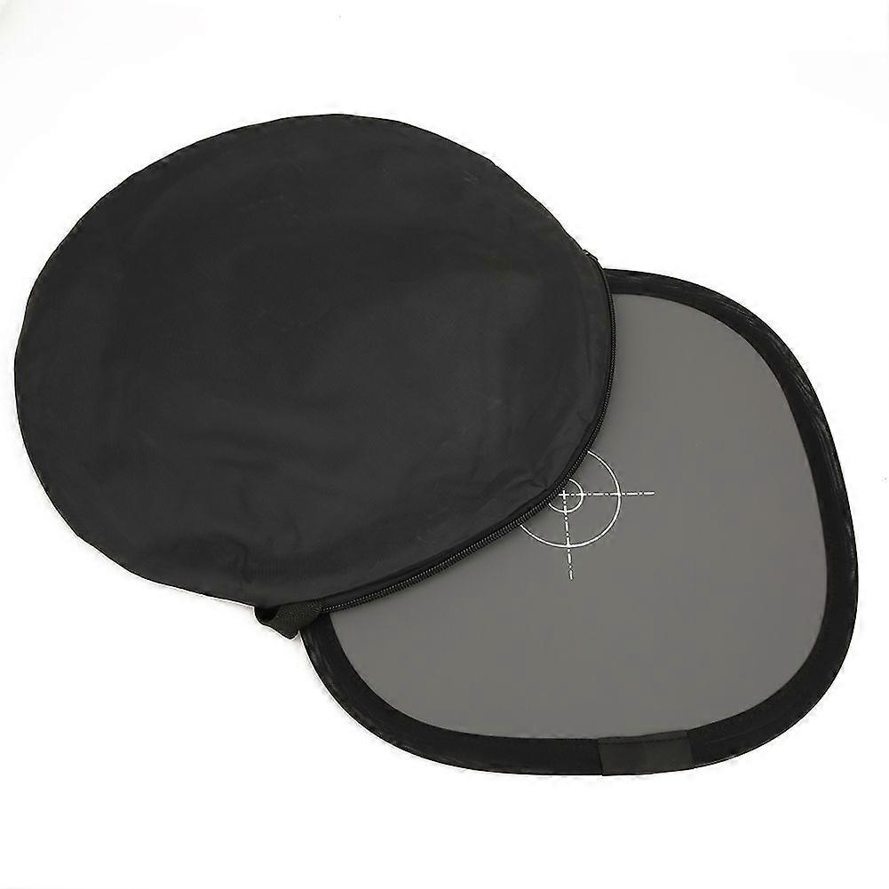 30cm Portable 18 Gray White Balancing Card Double Sides Focusing Board Reflector Plate for Digital SLR Camera
