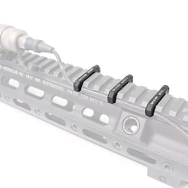 3pcs/Set Wire Guide System Cable Management Rail Cover Picatinny Rail Handguard Wire Guide Tail Fixed