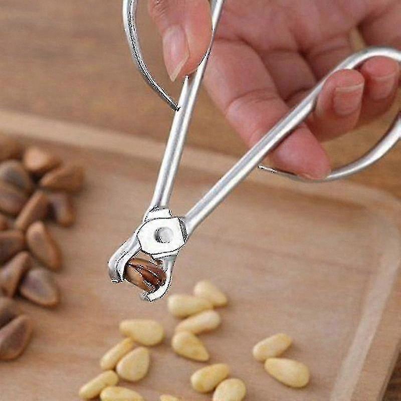 Efficient Pine Nut Shelling Tool - Sturdy Pliers for Effortless Cracking & Opening
