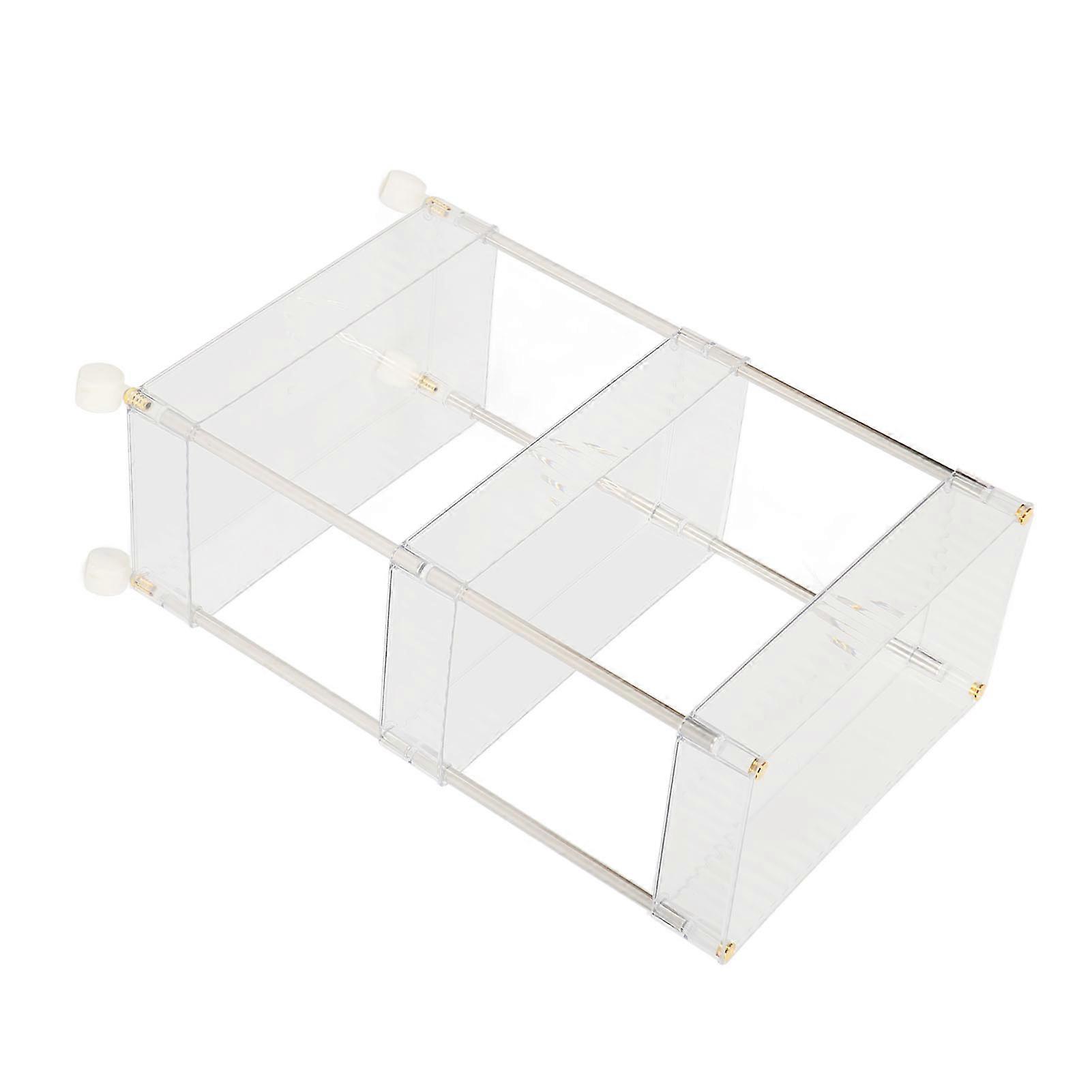 Multifunctional 3-Layer ABS Slim Rolling Kitchen Storage Cart 37x21x61cm
