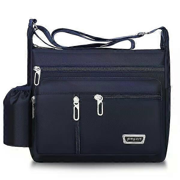 Nylon daily briefcase with adjustable shoulder strap, light and durable