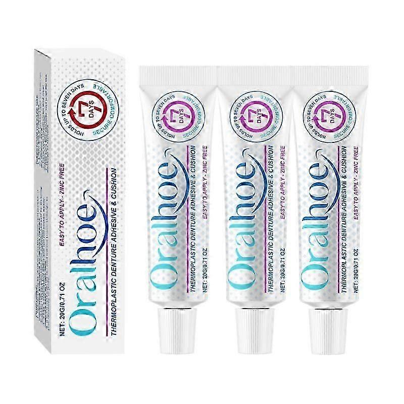 Thermoplastic denture adhesive Jeremytis for reliable fit