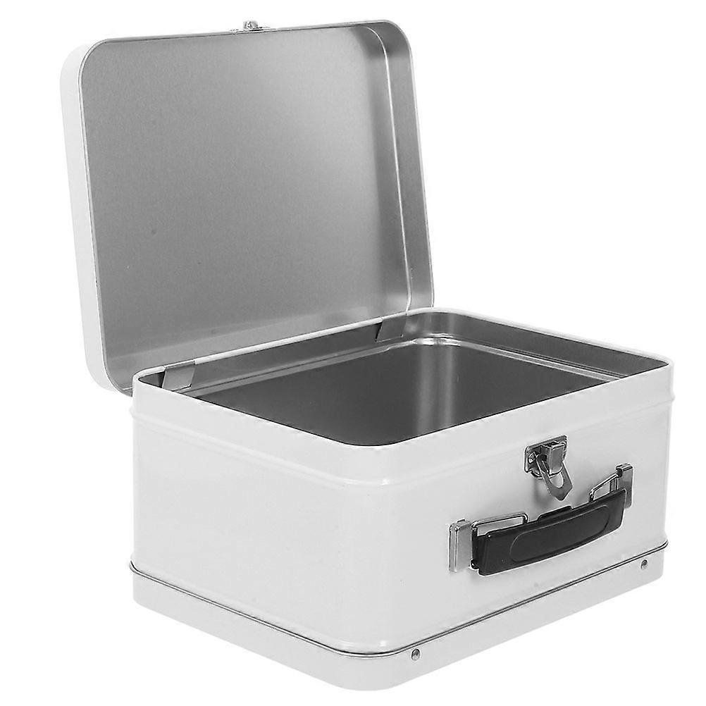 Vintage Mini Suitcase Boxes Candy Box for Party with Hinged Lids