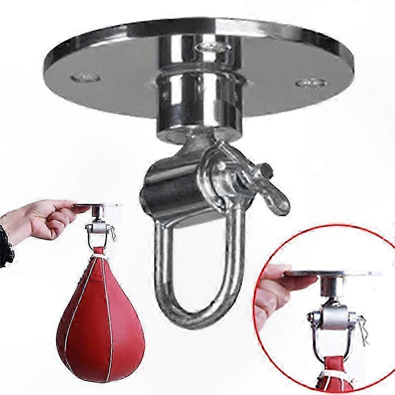 Elliptical Rotating Speed Ball with Universal Hook for Boxing Training and Sandbag Workouts
