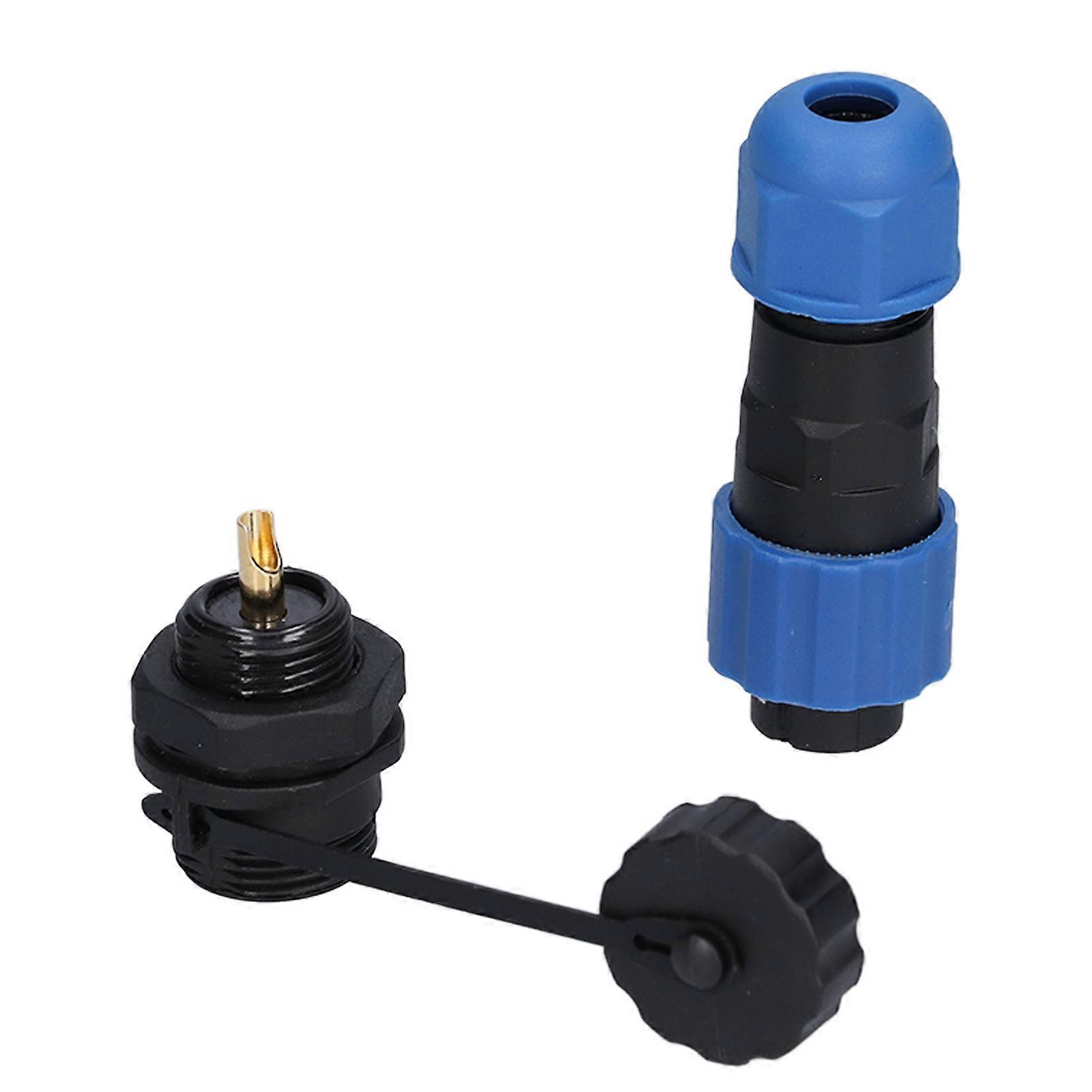 Aviation Plug Socket M13x1 1 Pin 380V 25A Compact Durable Connector