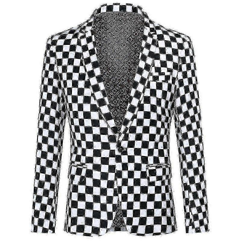 Square cut blazer for men