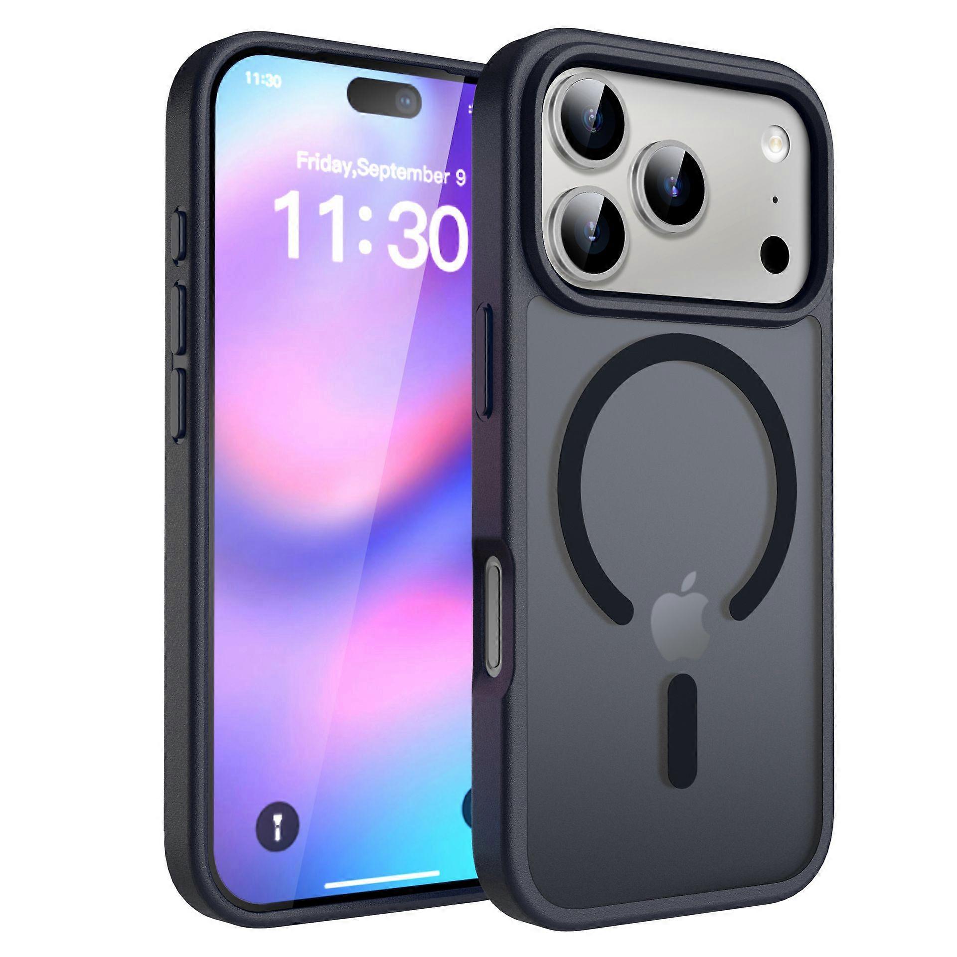 For iPhone 17/17 Pro Max Magnetic Matte Phone Case