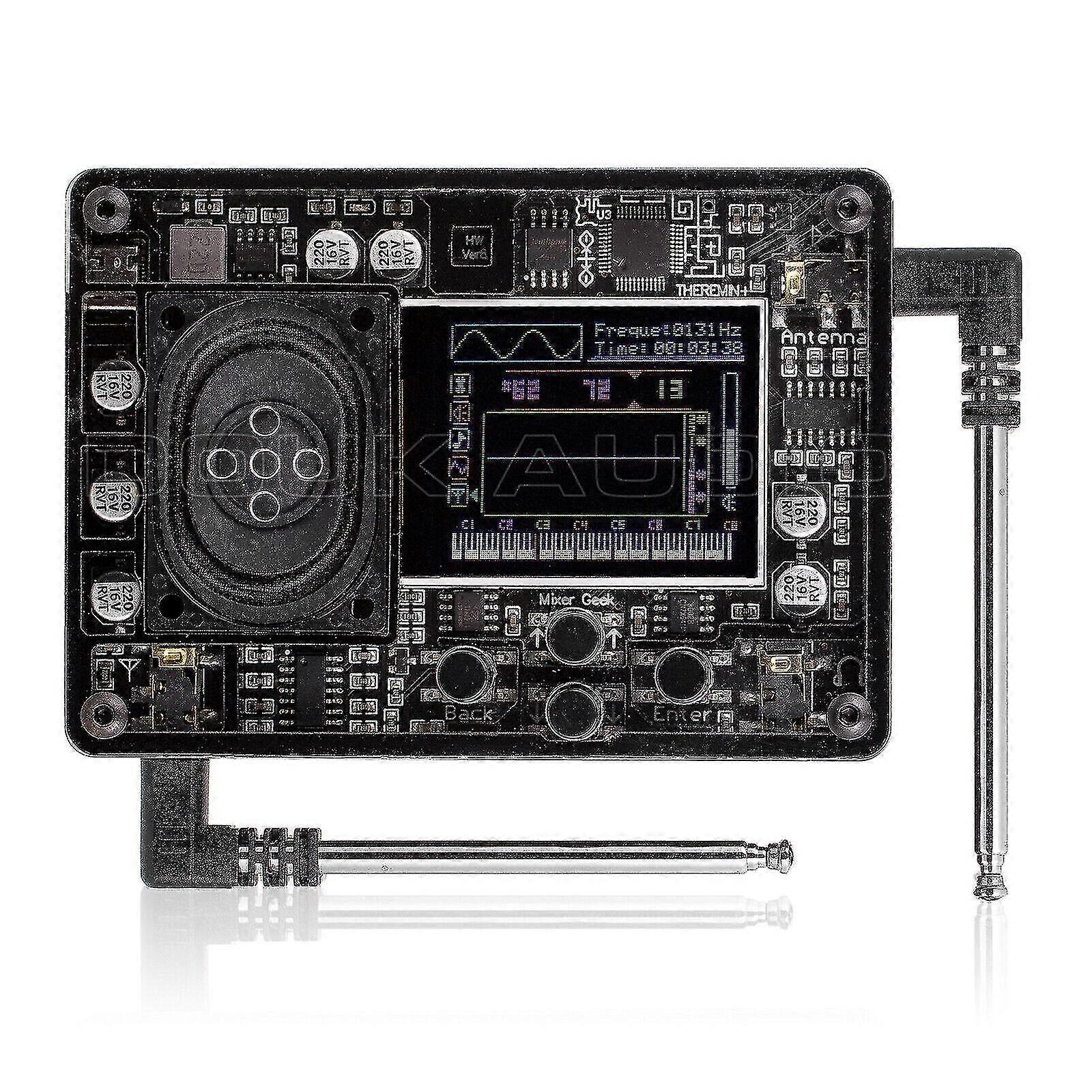 Portable Theremin Instrument with Digital Screen for Beginners Ft