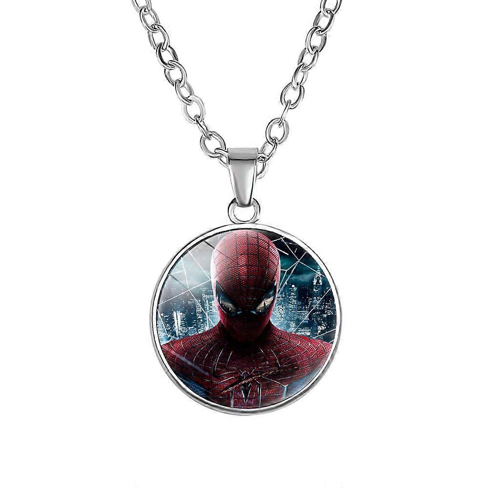 Collier Spider-Man, pendentif gemme temps.