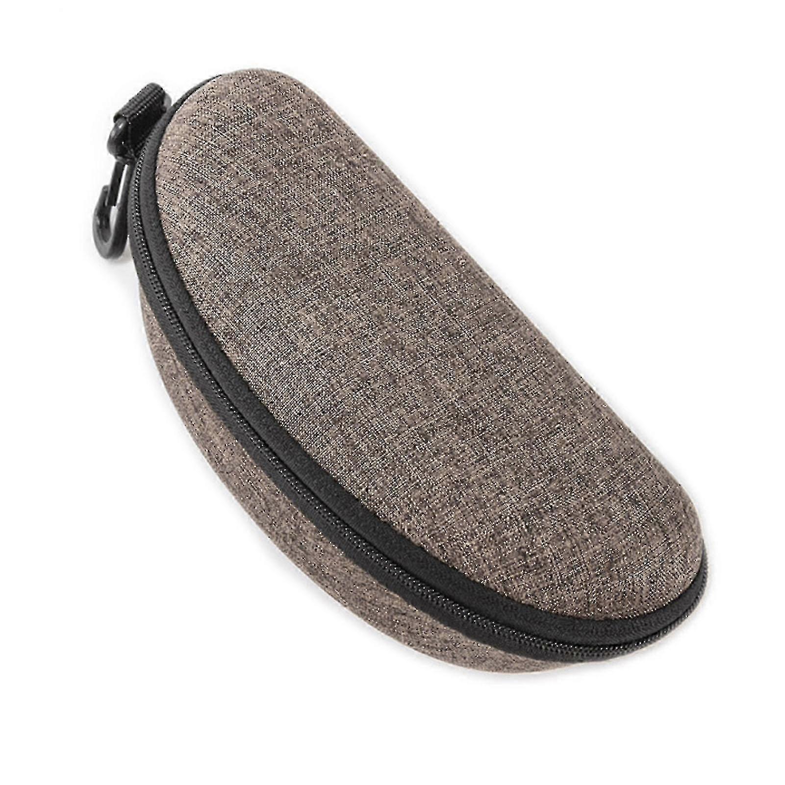 Eva Sunglasses Case Cloth Outer Horizontal Eyeglass Pouch Box Zipper Closure