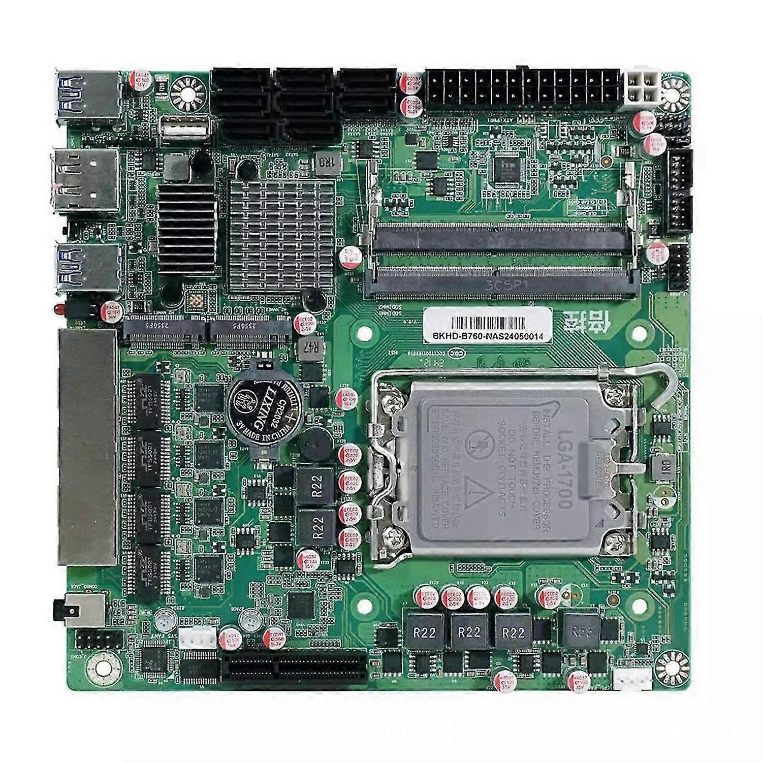 Mini ITX B760 NAS Motherboard Home Processor Firewall Server