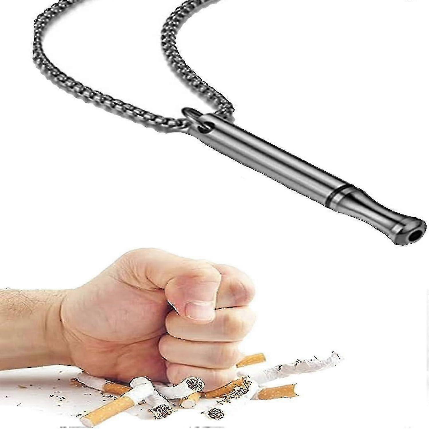 Vape Alternative Necklace for Stop Smoking and Breathing Exercises
