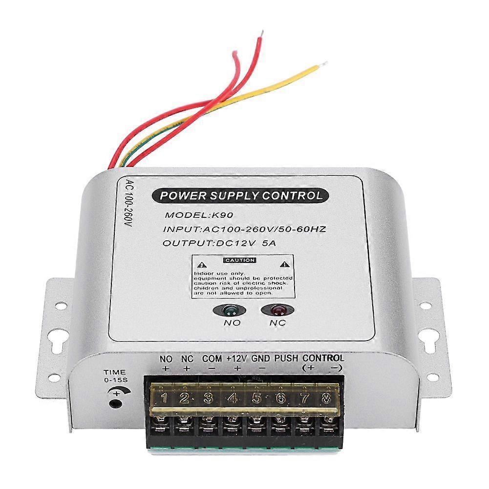 12V 5A Door Access Control System Power Supply Adapter 110-240V