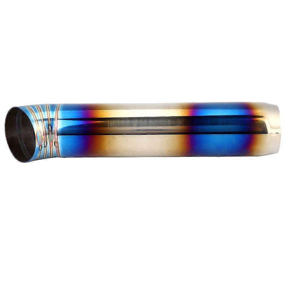 76mm/3in Car Exhaust Tip Pipe Tail Inlet Outlet Tube Universal Accessory