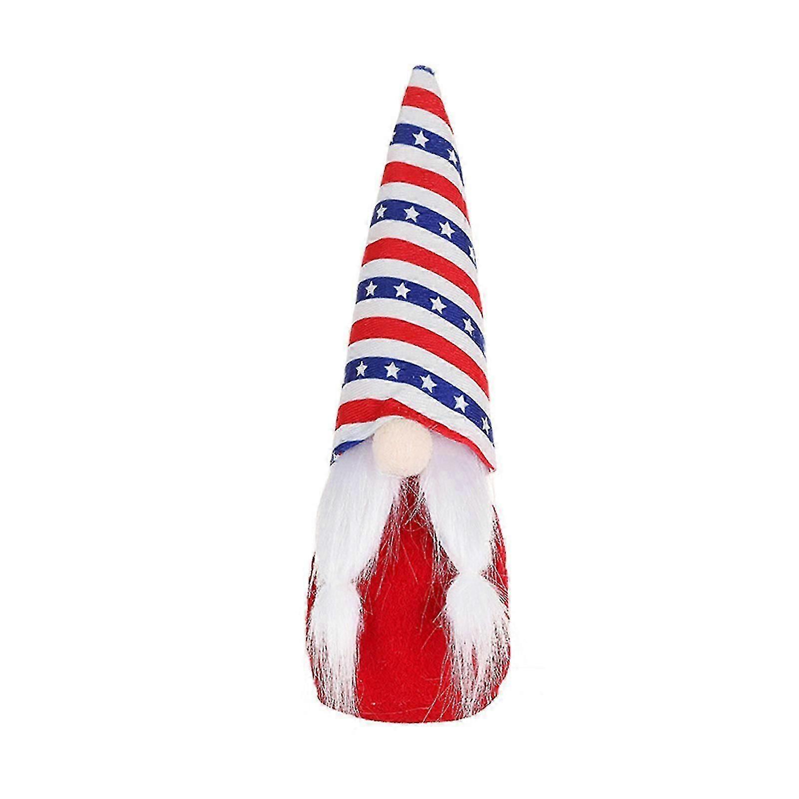 Independence Day Gnomes Decoration Striped Ornaments Scandinavian Tomtes Swedish