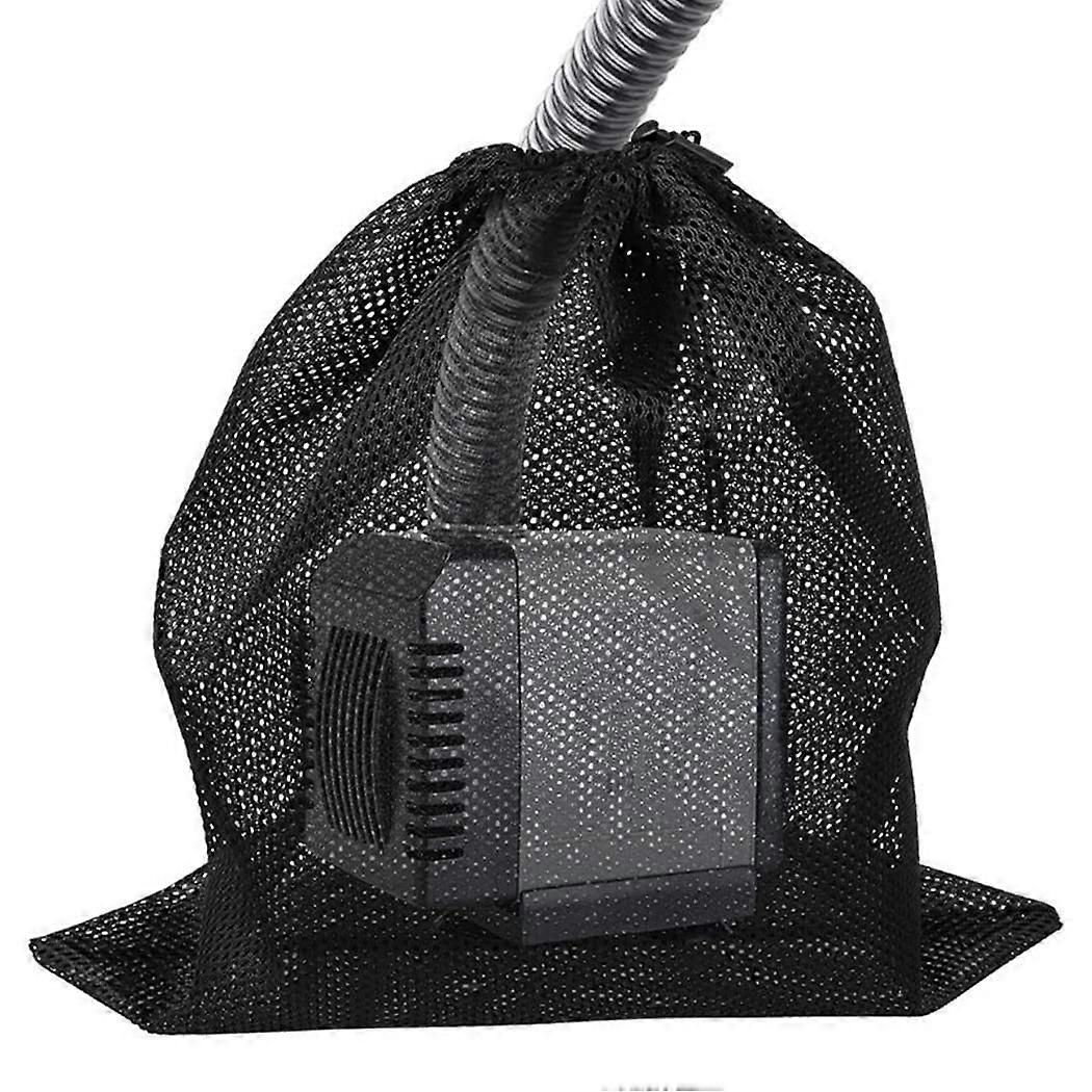 Water Pump Filter Bag TearResistant Drawstring Barrier Mesh Net For Pond Pump