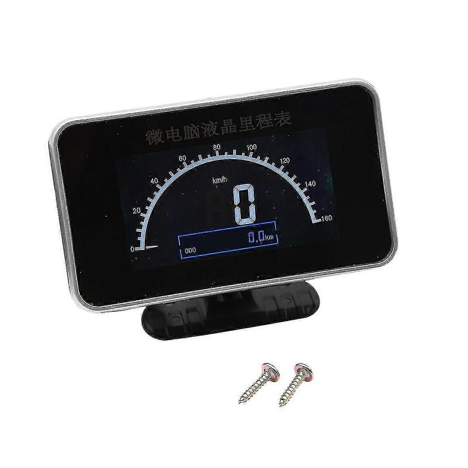 Car Truck 12v/24v 2 In 1 Functions Digital Speedometer Speed Meter+odometer Gauge Lcd Instrument Pa