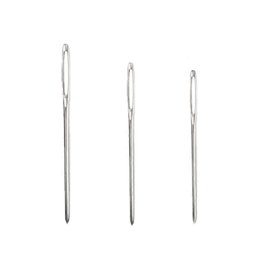 108 Pack Needles Polished Surface with Transparent Bottle Cross-stitch Needle