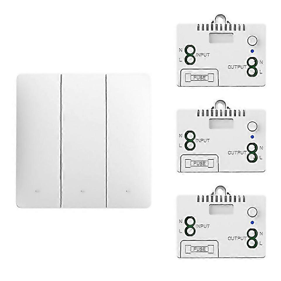 For Selfpow Wall Light Wireless Switch Selfpowered Remote Control No Battery No Wire Ip54 Waterproof